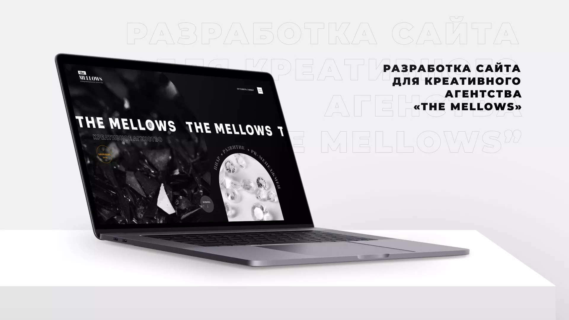 Разработка сайта креативного агентства «The Mellows» в Городищах