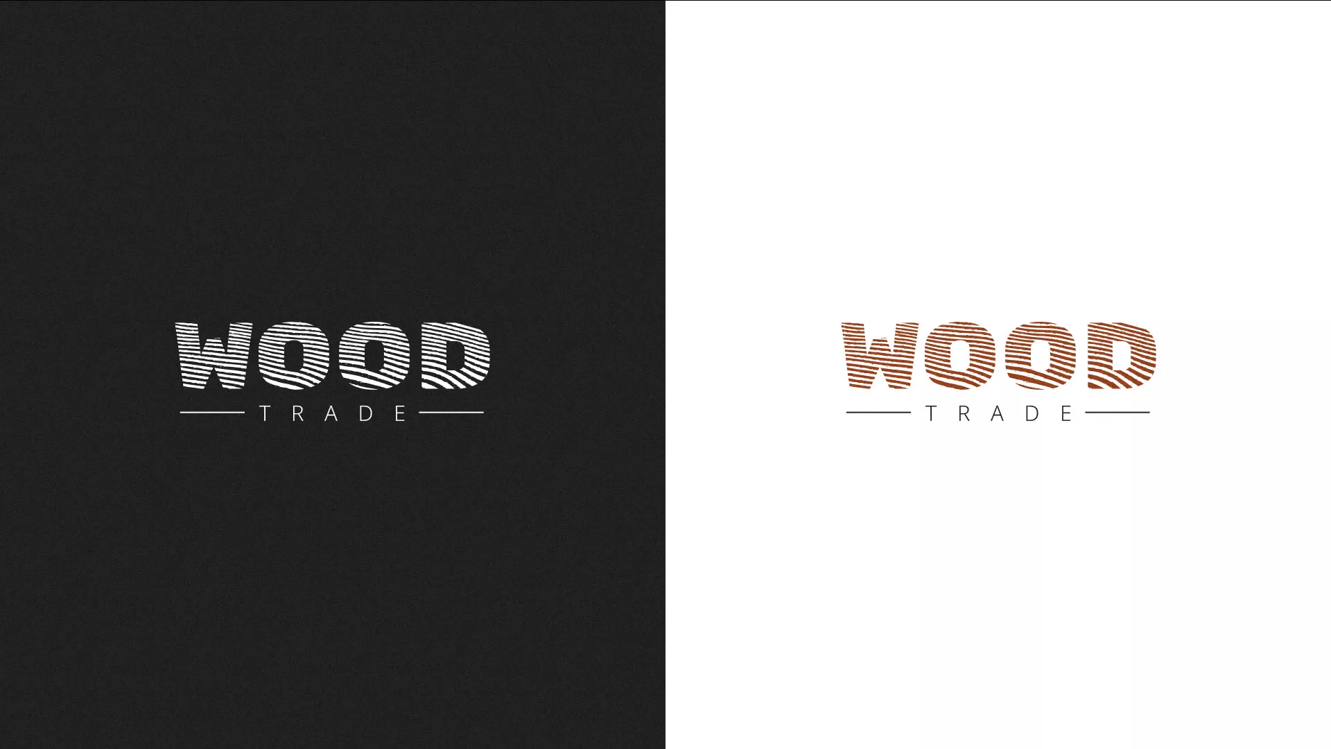 Разработка логотипа для компании «Wood Trade» в Городищах