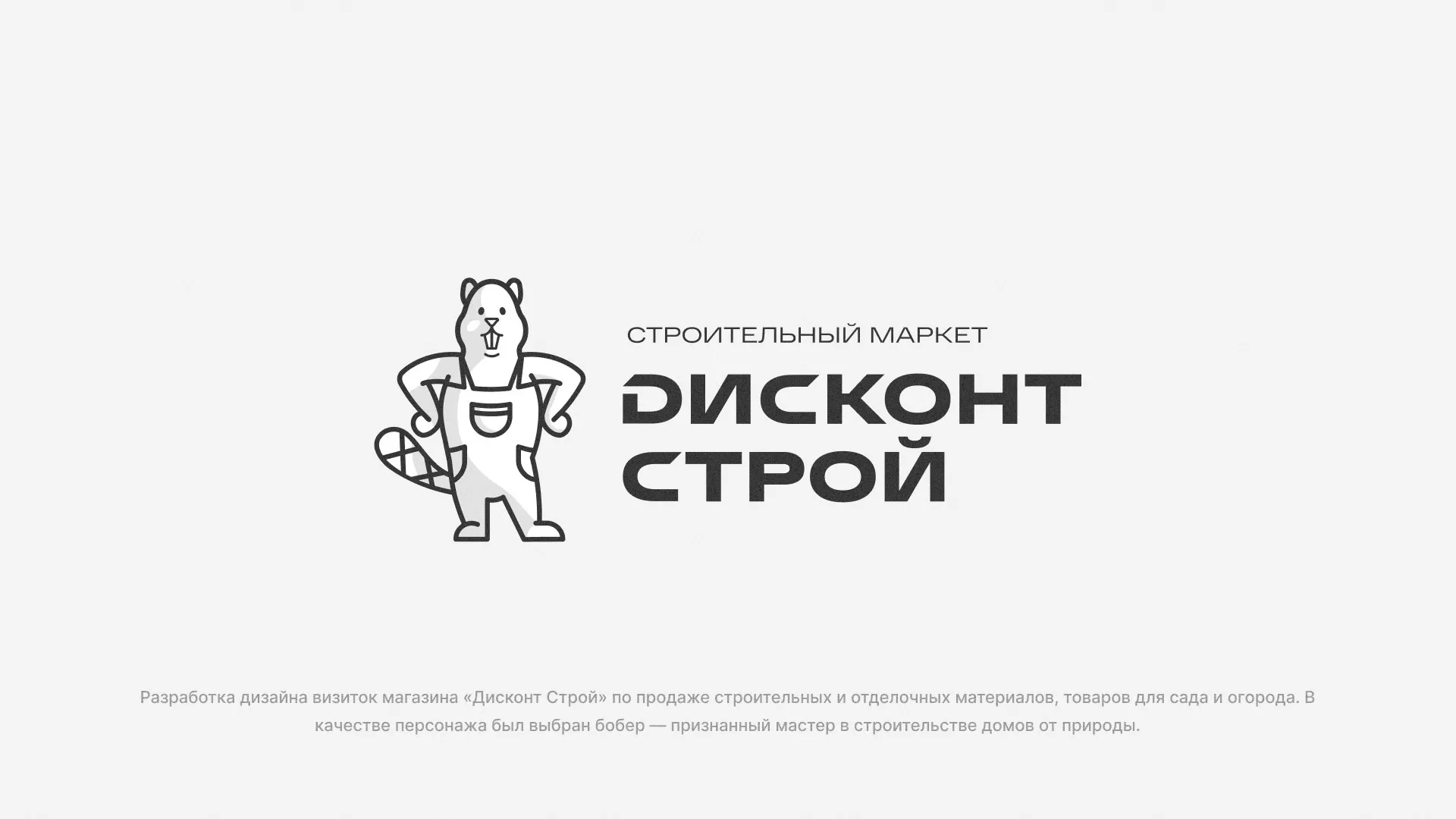 Разработка дизайна визиток магазина «Дисконт Строй» в Городищах